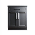 Kitchen Cabinet Wood 80x50x90 cm - Black - Modern Design