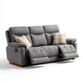 Recliner Sofa Set Fabric Upholstered 200x90x100 cm - Dark Gray - Modern Design