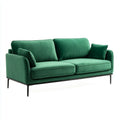 Velvet Upholstered Sofa 200x95x85 cm - Green - Modern Design